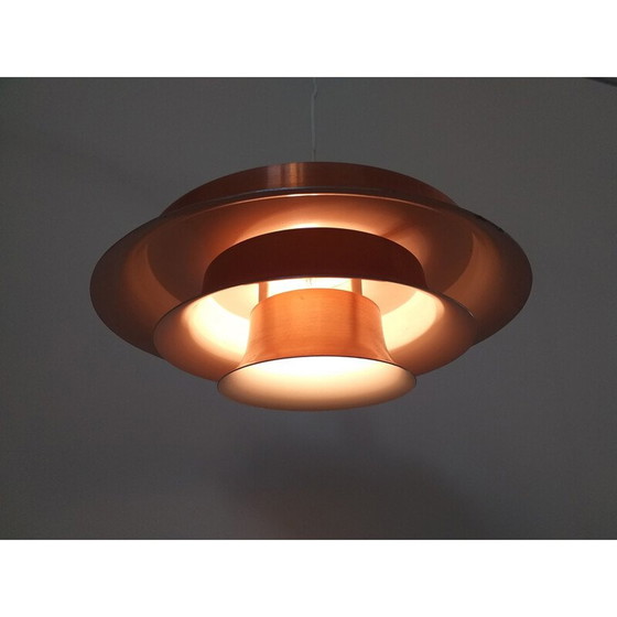 Image 1 of Lampe suspendue vintage dans le style de Jo Hammerborg, Danemark, années 1960