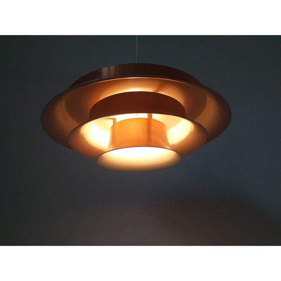 Image 1 of Lampe suspendue vintage dans le style de Jo Hammerborg, Danemark, années 1960