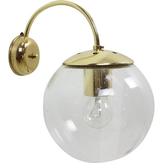 Image 1 of Paire d'appliques vintage en laiton par Kamenicky Senov, Tchécoslovaquie 1970