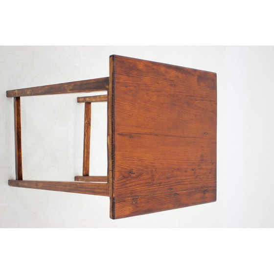 Image 1 of Porte-fleurs vintage en bois de hêtre, Tchécoslovaquie, années 1940