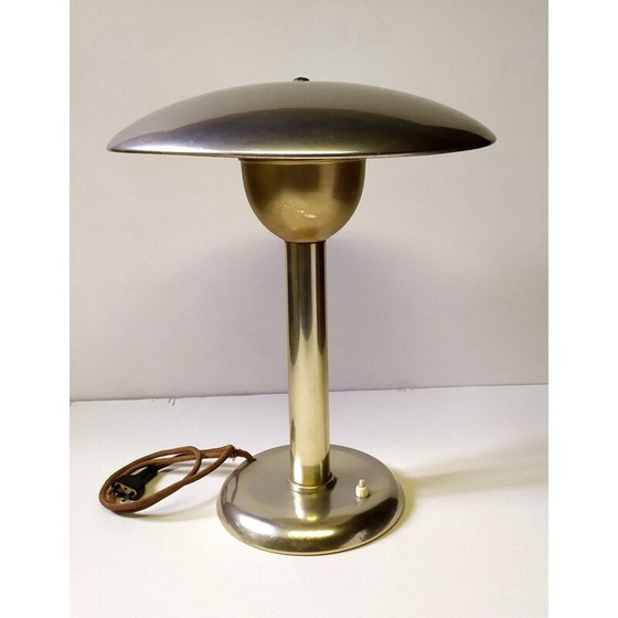 Image 1 of Lampe de table ministérielle art déco, Italie 1930