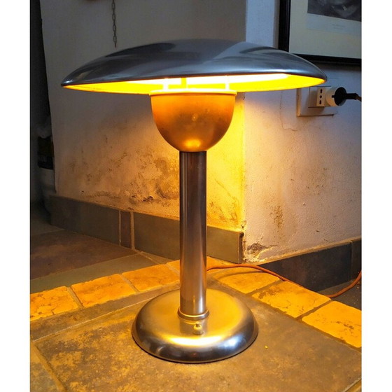 Image 1 of Lampe de table ministérielle art déco, Italie 1930