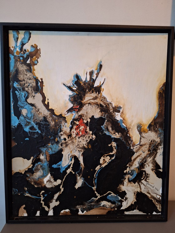 Image 1 of Collage de peintures d'animaux 3 pièces