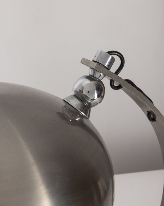 Image 1 of Lampe de table ministérielle 1970S en métal chromé Design italien