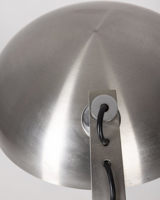 Image 1 of Lampe de table ministérielle 1970S en métal chromé Design italien