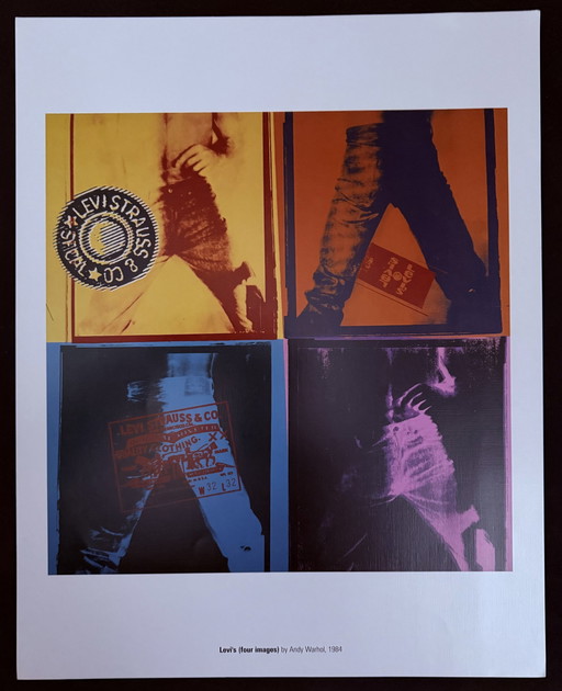 Andy Warhol : "Lévis, 1984". Fondation Andy Warhol pour les arts visuels.