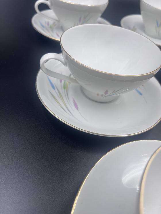 Image 1 of Lot De 6 Tasses Et Sous-Tasse Bareuther