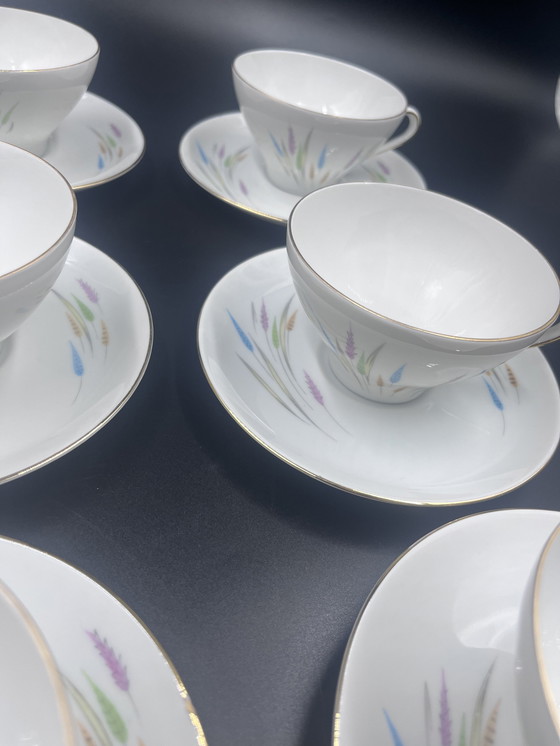 Image 1 of Lot De 6 Tasses Et Sous-Tasse Bareuther