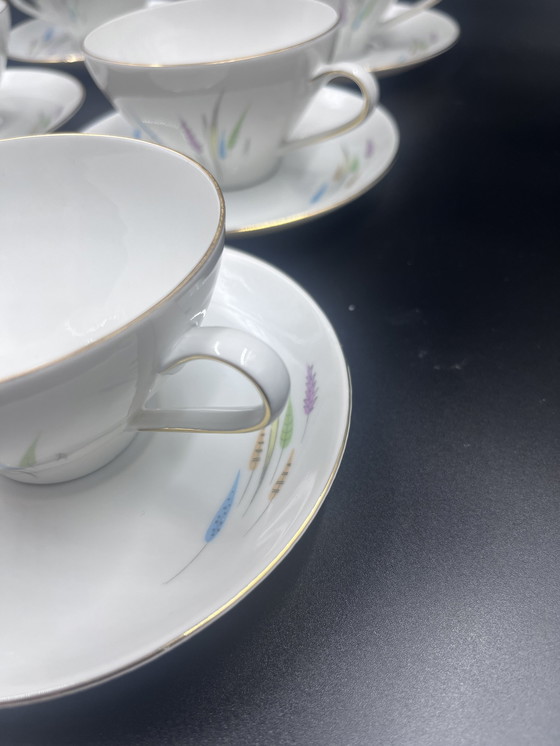 Image 1 of Lot De 6 Tasses Et Sous-Tasse Bareuther