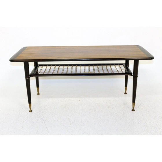 Image 1 of Table basse vintage en bois de rose, Suède 1950