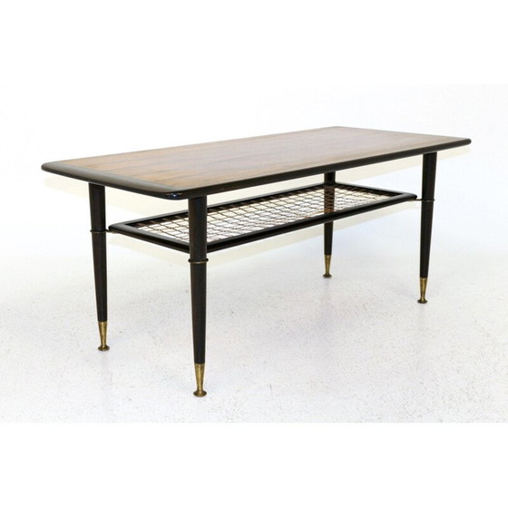 Image 1 of Table basse vintage en bois de rose, Suède 1950
