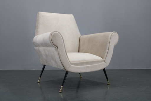 Fauteuil italien restauré des années 1950