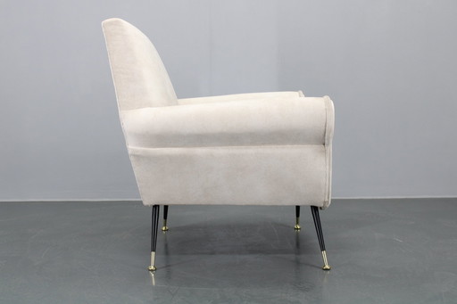 Fauteuil italien restauré des années 1950