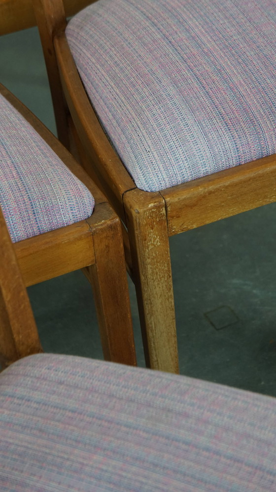 Image 1 of 8 X Chaise à manger design vintage