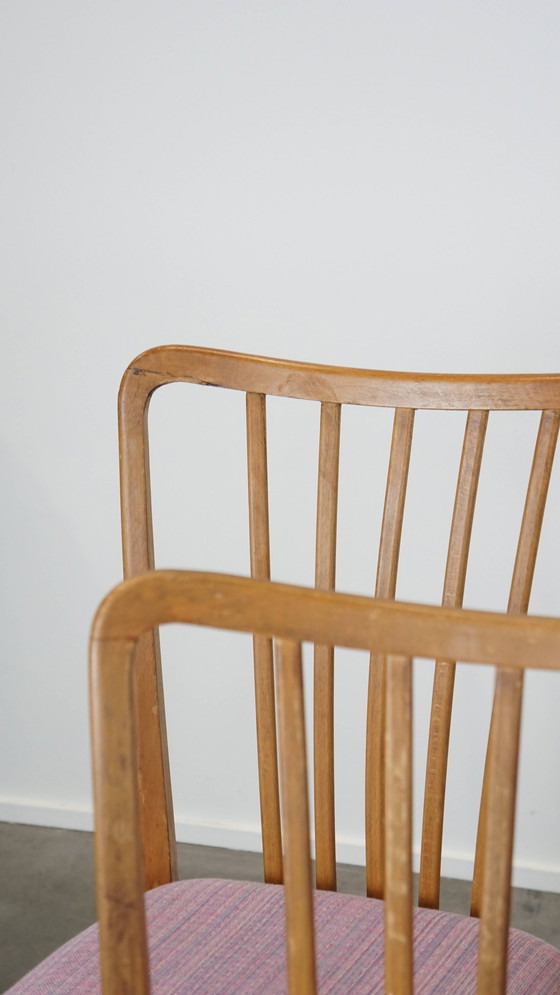 Image 1 of 8 X Chaise à manger design vintage