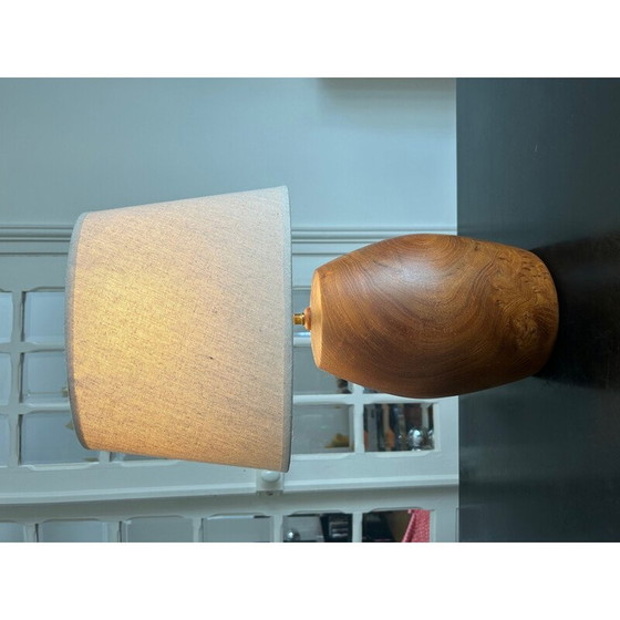 Image 1 of Lampe vintage en teck massif, 1960