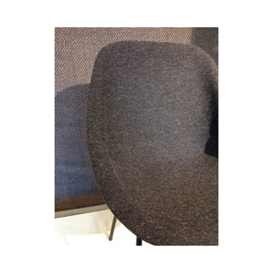 Image 1 of Chaise vintage en tissu et métal de Genevievre Dangles, 1956