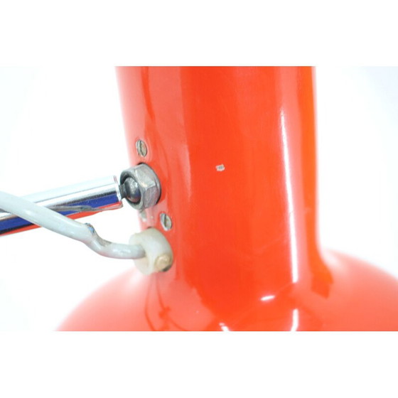 Image 1 of Lampe de bureau vintage rouge par Josef Hurka, Tchécoslovaquie 1960