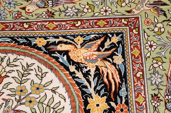 Image 1 of Original Hereke en soie pure 102 X 72 cm Top condition