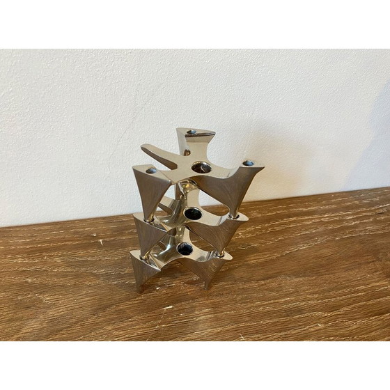 Image 1 of Ensemble de 3 bougeoirs vintage Vogelflug pour Hammonia Motard Gmbh, Allemagne 1970