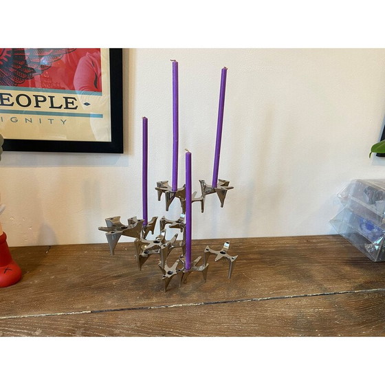 Image 1 of Ensemble de 3 bougeoirs vintage Vogelflug pour Hammonia Motard Gmbh, Allemagne 1970