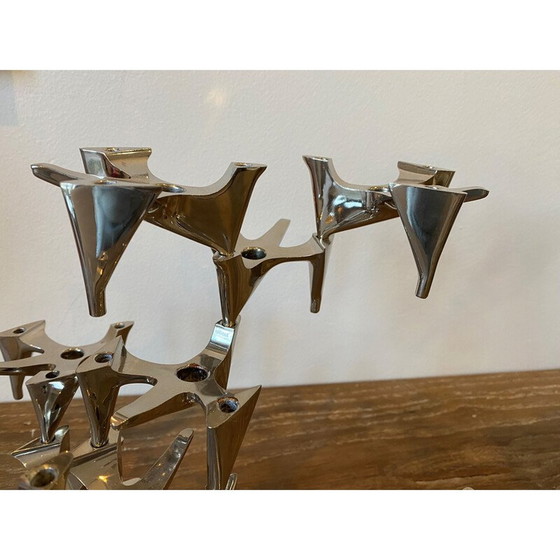 Image 1 of Ensemble de 3 bougeoirs vintage Vogelflug pour Hammonia Motard Gmbh, Allemagne 1970