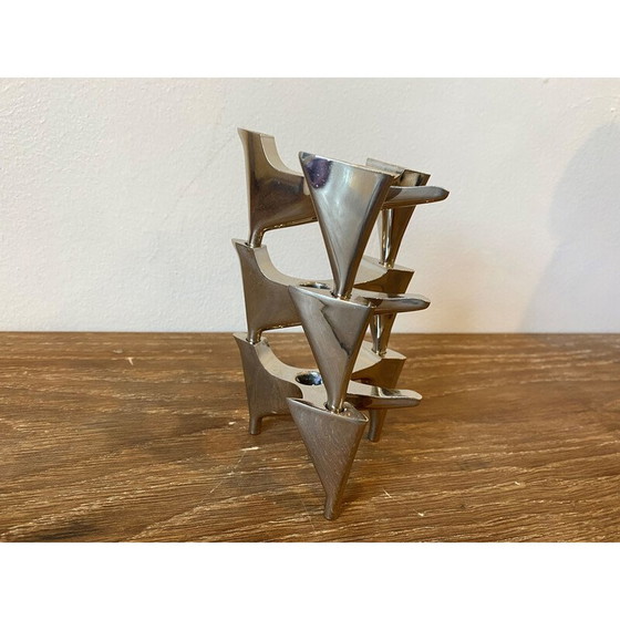 Image 1 of Ensemble de 3 bougeoirs vintage Vogelflug pour Hammonia Motard Gmbh, Allemagne 1970