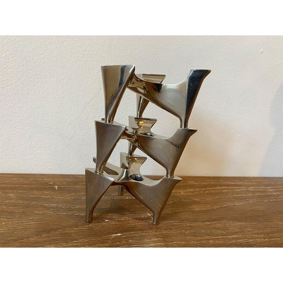 Image 1 of Ensemble de 3 bougeoirs vintage Vogelflug pour Hammonia Motard Gmbh, Allemagne 1970