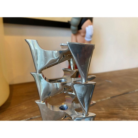 Image 1 of Ensemble de 3 bougeoirs vintage Vogelflug pour Hammonia Motard Gmbh, Allemagne 1970