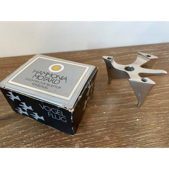 Image 1 of Ensemble de 3 bougeoirs vintage Vogelflug pour Hammonia Motard Gmbh, Allemagne 1970