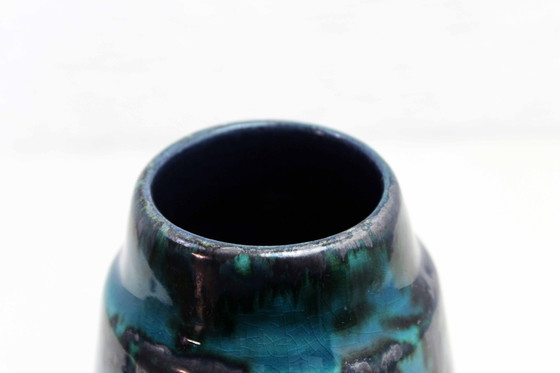 Image 1 of Vase Vintage Scheurich 1960 Émail Et Glaçure