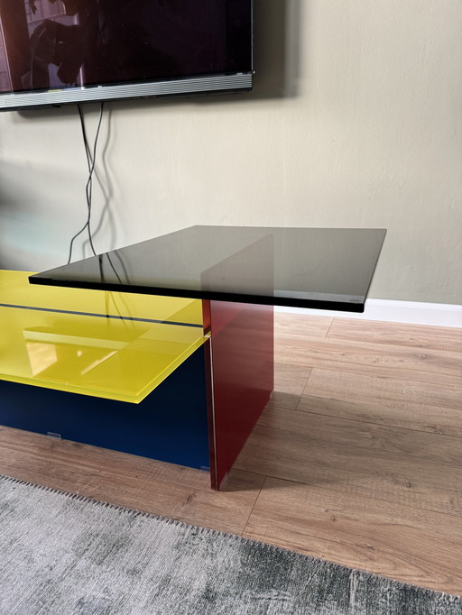 Table basse design en verre Helderr