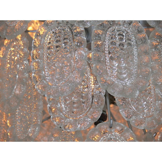 Image 1 of Paire de lustres en verre vintage, 1970