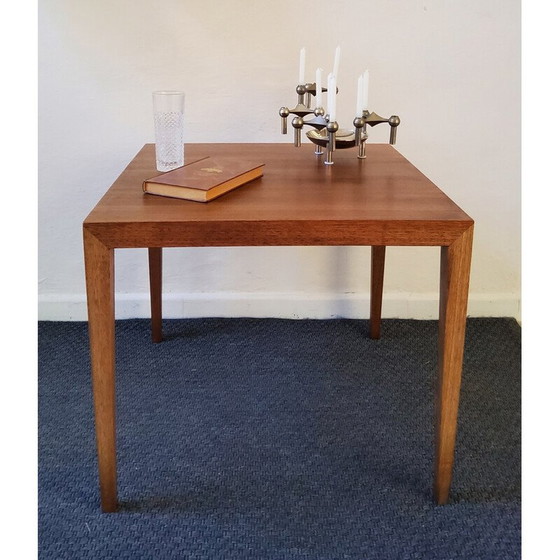 Image 1 of Table d'appoint vintage en teck par Severin Hansen pour Haslev Møbelfabrik, 1960