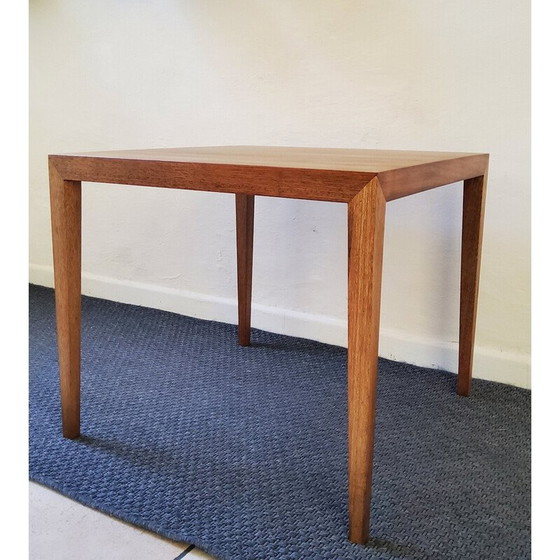 Image 1 of Table d'appoint vintage en teck par Severin Hansen pour Haslev Møbelfabrik, 1960
