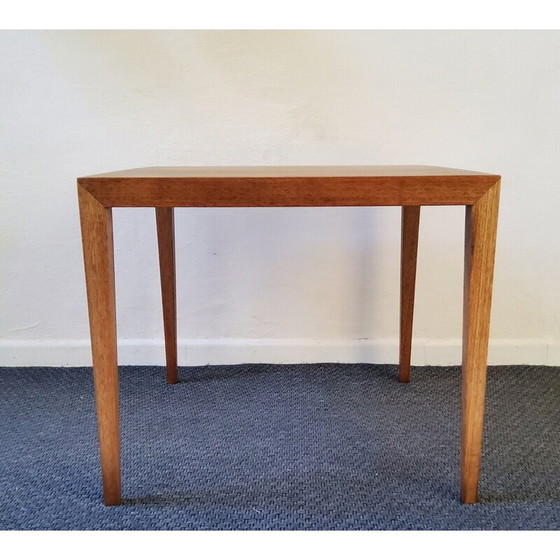 Image 1 of Table d'appoint vintage en teck par Severin Hansen pour Haslev Møbelfabrik, 1960