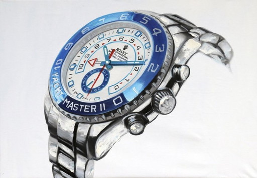 Rolex : "Yacht-Master Ii Oyster, 44 Mm, Oystersteel M116680". Signée et numérotée.