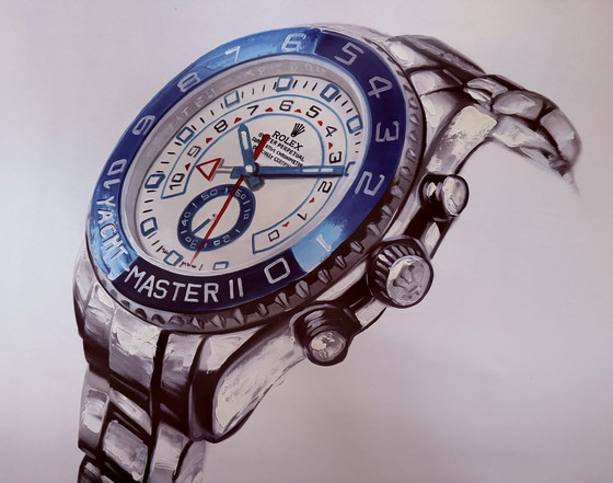 Image 1 of Rolex : "Yacht-Master Ii Oyster, 44 Mm, Oystersteel M116680". Signée et numérotée.