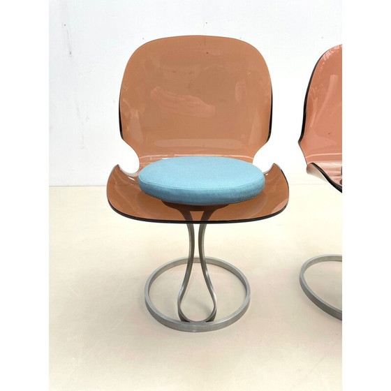 Image 1 of Paire de chaises vintage en plexiglas, 1970
