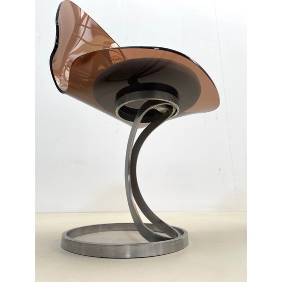 Image 1 of Paire de chaises vintage en plexiglas, 1970