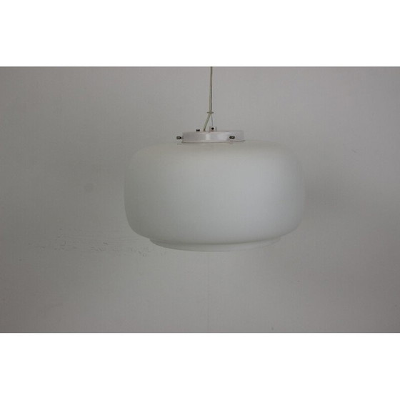 Image 1 of Lampe suspendue vintage en verre par Napako, Tchécoslovaquie 1960