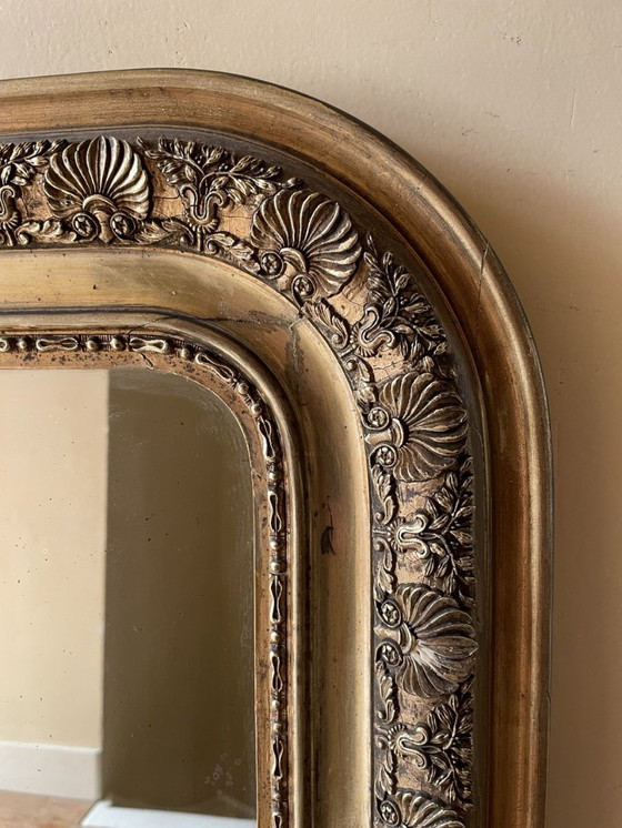 Image 1 of Magnifique miroir français Louis Philippe 104 cm.