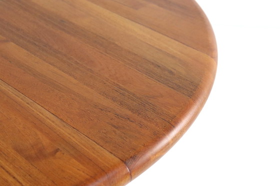 Image 1 of Glostrup Table de salle à manger ronde à rallonge 2X 'Kappendrup' Vintage