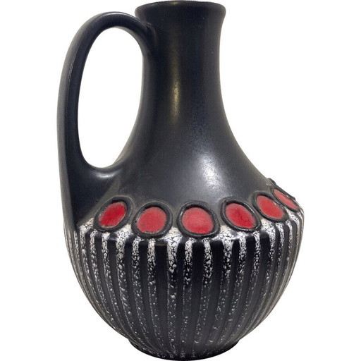 Vase vintage en céramique, Allemagne 1970