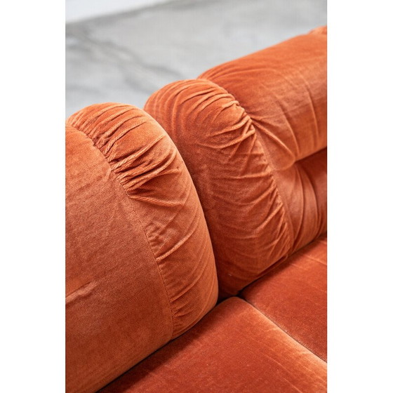 Image 1 of Ensemble de salon vintage en bois et plastique, Italie 1970