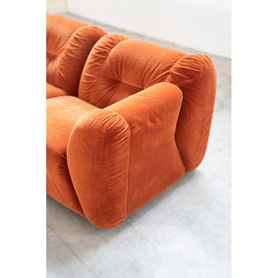 Image 1 of Ensemble de salon vintage en bois et plastique, Italie 1970