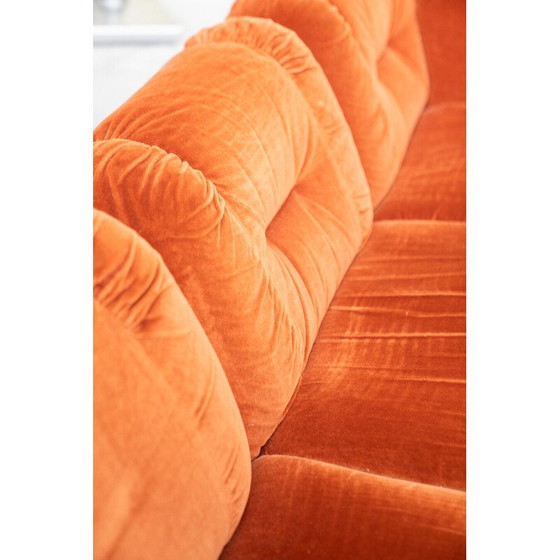 Image 1 of Ensemble de salon vintage en bois et plastique, Italie 1970