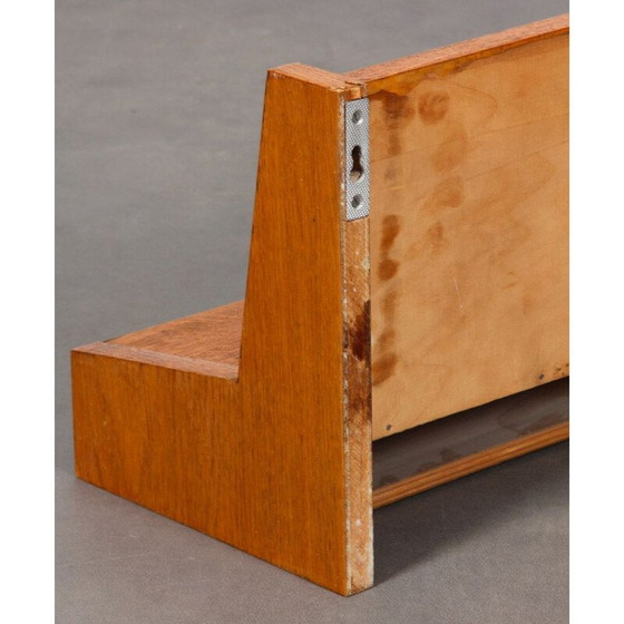 Image 1 of Etagère murale vintage en chêne, Tchécoslovaquie 1960