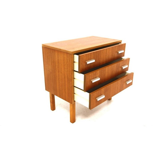 Image 1 of Commode vintage en teck et hêtre, Suède 1960