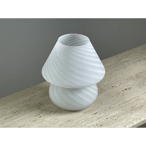Lampe champignon vintage en verre de Murano, 1970